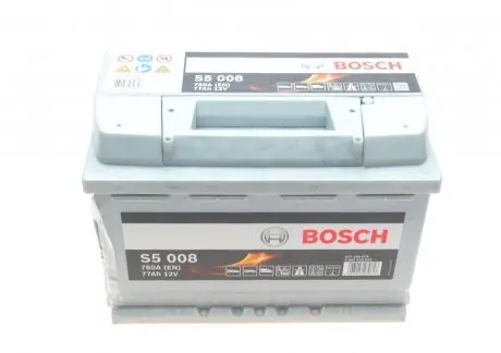 Аккумулятор 77Ah/780A (278x175x190/) правый плюс BOSCH 0 092 S50 080