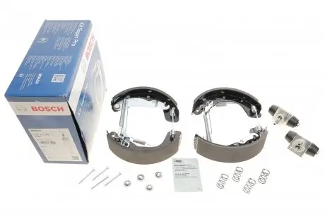 Комплект барабанных колодок с тормозными цилиндрами BOSCH 0 204 114 582