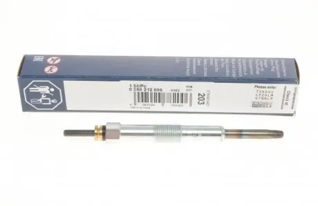 Свеча накала 1.5, 2.0, 2.2 CRDi BOSCH 0250212006