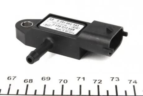 Датчик, давление наддува BOSCH 0281002593