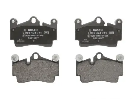 Тормозные колодки задние BOSCH 0986424741