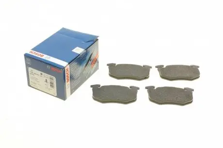 Тормозные колодки citroen/peugeot/renault xsara/106/206/306/megane/clio \'\'f \'\'>>07 BOSCH 0986460970