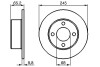 Тормозной диск задний 100 BOSCH 0986478073 (фото 1)