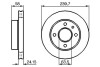 Диск торм.пер.вентил.FORD Orion,Escort,Fiesta (239,7*24,1) BOSCH 0986478148 (фото 5)