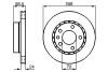 Тормозной диск opel omega \'\'f BOSCH 0986478265 (фото 1)