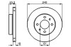 Тормозной диск BOSCH 0 986 478 533 (фото 1)