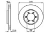 Ssangyong диск тормозной передний rexton, korando (278*23,8) BOSCH 0986478967 (фото 1)