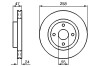 Диск тормозной передн. MAZDA 323F 1,9 16V/2,0D/TD 93- BOSCH 0986478989 (фото 1)