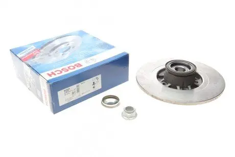 Тормозной диск Kangoo II задний с подшипником BOSCH 0986479015