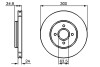 Диск торм пер. FORD Mondeo III 1.8 2.0 2.0TDCI 00- BOSCH 0986479048 (фото 1)