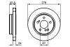 Тормозной диск задний w124/203/210 3.6/4.2 BOSCH 0986479133 (фото 1)