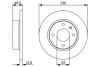 SKODA Диск тормозной FAVORIT 115 430 212 BOSCH 0986479491 (фото 1)