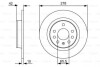 Тормозной диск chevrolet/opel astra/zafira/ \'\'r \'\'1.6-2.2 \'\'04-15 BOSCH 0986479515 (фото 1)