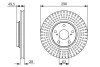 TOYOTA Тормозной диск передний Camry 01- BOSCH 0986479664 (фото 1)