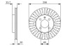 Гальмівний диск vw/golf/caddy/passat/polo "95-04 BOSCH 0986479853 (фото 1)