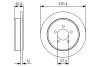 Диск гальмівний зад. CHRYSLER PT BOSCH 0986479A80 (фото 1)