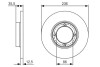 Тормозной диск daewoo matiz \'\'f \'\'0,8-1,0 \'\'98-10 pr2 BOSCH 0986479R81 (фото 1)