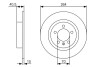 Тормозной диск opel adam/corsa \'\'r \'\'1,0-1,7 \'\'09>> pr2 BOSCH 0986479S88 (фото 1)