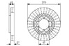 Диск тормозной BOSCH 0986479U06 (фото 1)