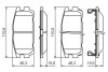 HYUNDAI Тормозные колодки дисковые Terracan 01- задн. BOSCH 0986494137 (фото 7)