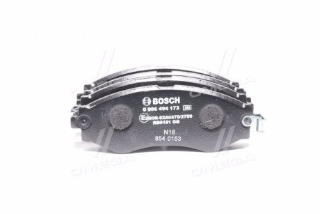 Комплект тормозных колодок BOSCH 0 986 494 173 (фото 1)