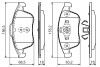 Тормозные колодки renault laguna "f "07>> BOSCH 0986494381 (фото 7)