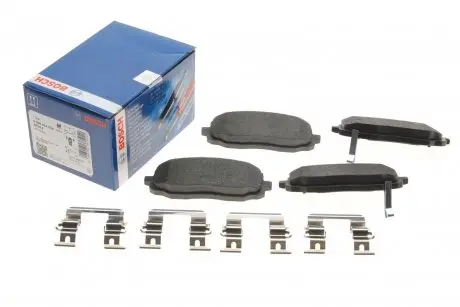 Тормозные колодки передние Hyundai I10 08-/Kia Picanto 04- BOSCH 0986494594