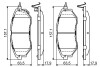 Гальмівні колодки SUBARU Legacy/Outback/Tribeca BOSCH 0986494679 (фото 7)