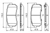 Гальмівні колодки дискові kia sorento \'\'r \'\'14>> BOSCH 0986494828 (фото 7)