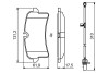 Тормозные колодки audi/ porsche a8/s8/macan \'\'r BOSCH 0986494841 (фото 7)