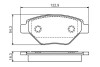 Колодки тормозные дисковые BOSCH 0986495069 (фото 1)