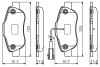 Тормозные колодки fiat/citroen/peugeot 500/nemo/bipper \'\'f "07>> pr2 BOSCH 0986495097 (фото 7)