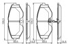 Тормозные колодки nissan maxima qx ca33 f BOSCH 0986495147 (фото 1)