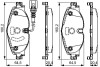 Гальмівні колодки дискові audi/skoda/vw a3/octavia/golf "f "12>> BOSCH 0986495296 (фото 1)