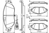 Колодки тормозные дисковые BOSCH 0 986 495 350 (фото 7)