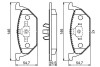 Тормозные колодки перед. AUDI A2, A3 VW Bora,Golf IV SEAT SKODA BOSCH 0986495454 (фото 1)