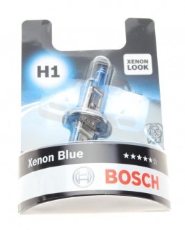 Лампа накаливания, фара дальнего света Xenon Blue H1 12V 55W BOSCH 1987301011