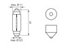 Лампа 10w 12v sv8.5-8 блистер 2 шт. - кратн. 20 шт BOSCH 1987301014 (фото 6)