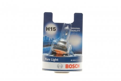 Автолампа H15 12V 55/15W PGJ23T-1 Pure Light BOSCH 1987301099