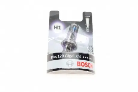 Лампа H1 55W 12V Gigalight Plus 120 блистер BOSCH 1 987 301 108
