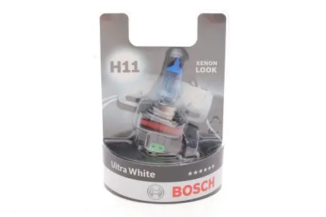 Автолампа H11 12V 55W PGJ19-2 Ultra White (BL/1шт) BOSCH 1987301154