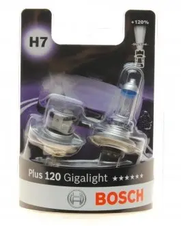 Автолампа H7 12V 55W PX26d Gigalight +120% (2шт) BOSCH 1987301426