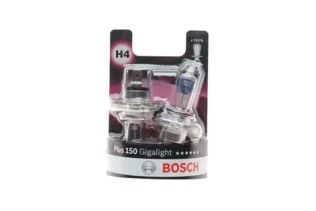 H4 Gigalight PLUS 120% Автолампа 2шт. BOSCH 1987301430