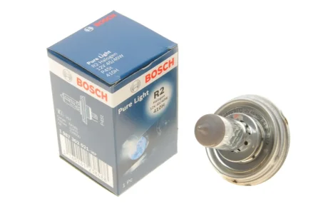 Лампа R2 45/40W 12V Pure Light 12V картон кратн. 10 шт. BOSCH 1 987 302 021