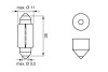 Автолампа C5W 24V 5W SV8.5-8 Eco Truck BOSCH 1 987 302 864 (фото 5)