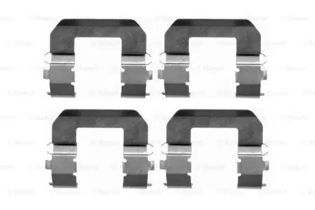 Монтажный комплект тормозных колодок BOSCH 1987474404