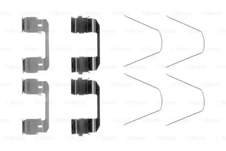 Комплектующие тормозных колодок honda cr-v \'\'2,0-2,4 \'\'02-14 BOSCH 1987474466