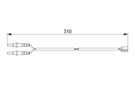 Датчик зносу гальмівних колодок BOSCH 1 987 474 519
