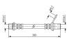 Гальмівний шланг 380mm toyota avensis \'\'rr \'\'1,6-2,0 \'\'97-03 BOSCH 1987476162 (фото 1)