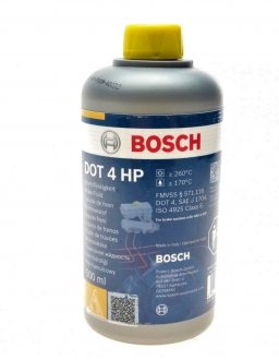 Тормозная жидкость DOT 4 HP (0.5л) BOSCH 1987479112 (фото 1)